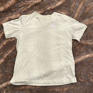 Nike cotton crew neck tee shirt mint green